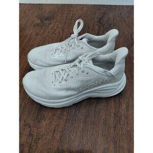 Size 8.5B - Hoka One One HOKA Clifton 10 Triple White Women's Sneakers